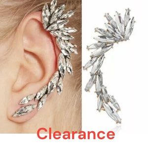 Galactica Crystal Ear Cuff